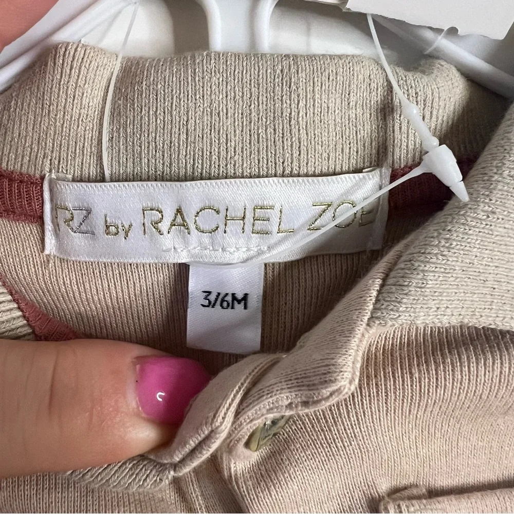 NWT RZ by Rachel Zoe Baby Polo Bodysuit Shorts Sunglasses Preppy 3-6M Outfit Set